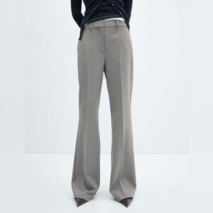 NWT MNG By Mango Emma Straight Leg Tailored Trousers